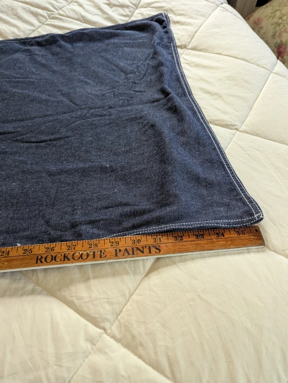 Lauren by Ralph Lauren Cotton denim looking king sham